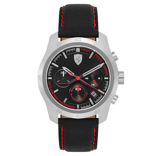 Ferrari Men's 830444 Primato Chronograph Black Nylon Watch