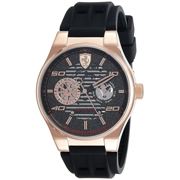 Ferrari Men's 830458 Speciale  Black Silicone Watch