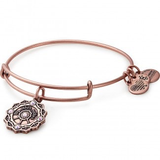 Mother of the Groom Charm Bangle Bracelet (Rose-Gold)