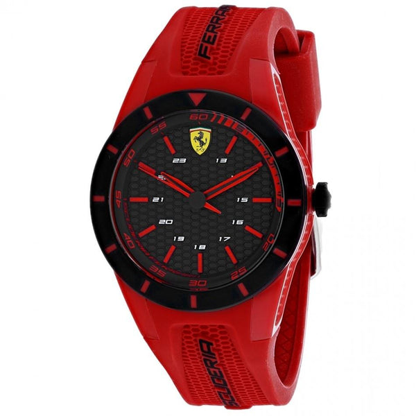 Ferrari Men's 840005 Red Rev Red Silicone Watch