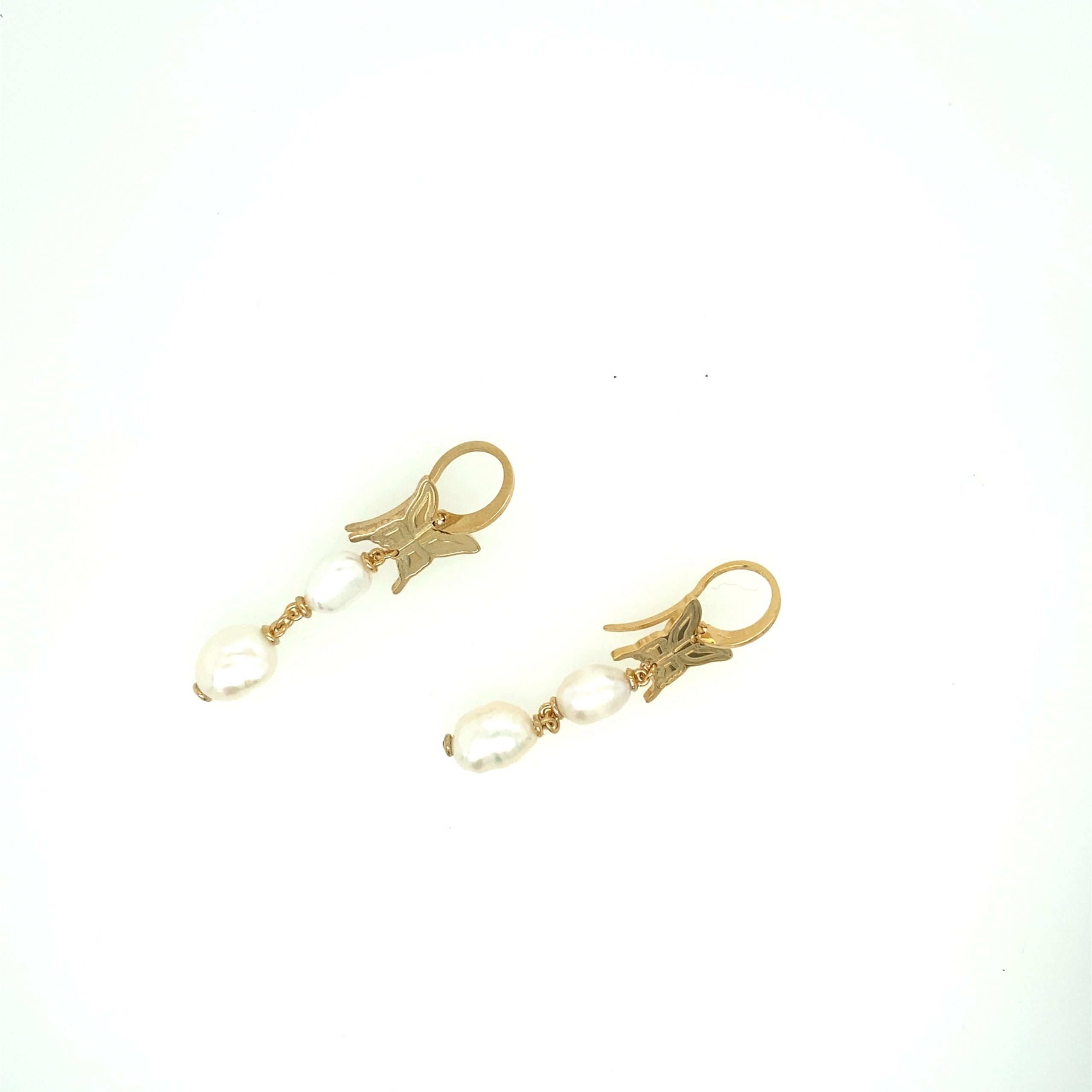 Orecchini Earrings Two Pearl