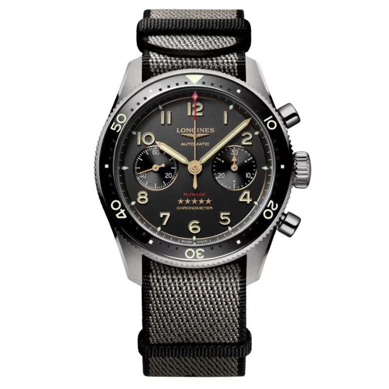 Longines Spirit Flyback Chronograph Titanium - L3.821.1.53.2