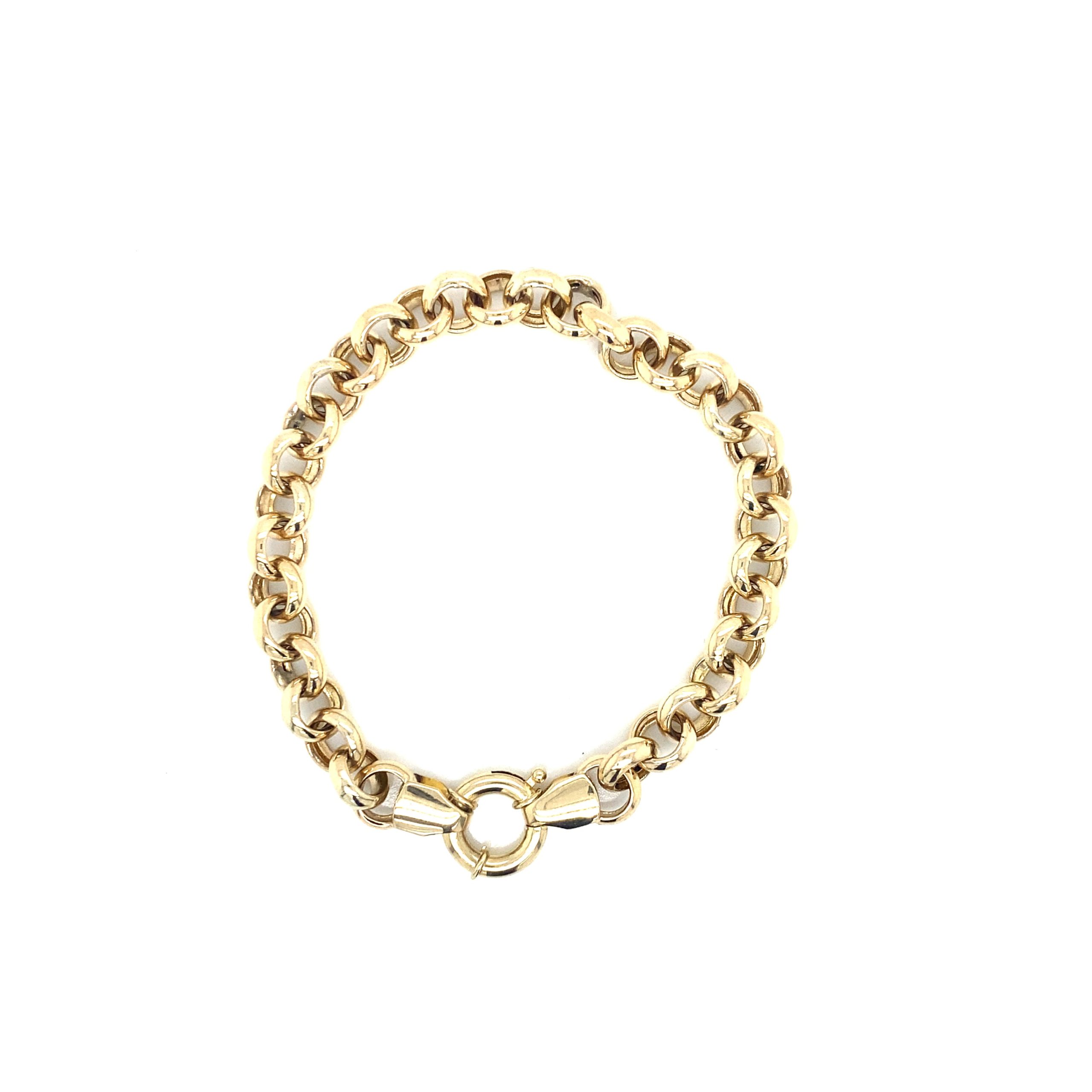 ROUND LINK BRACELET 10K