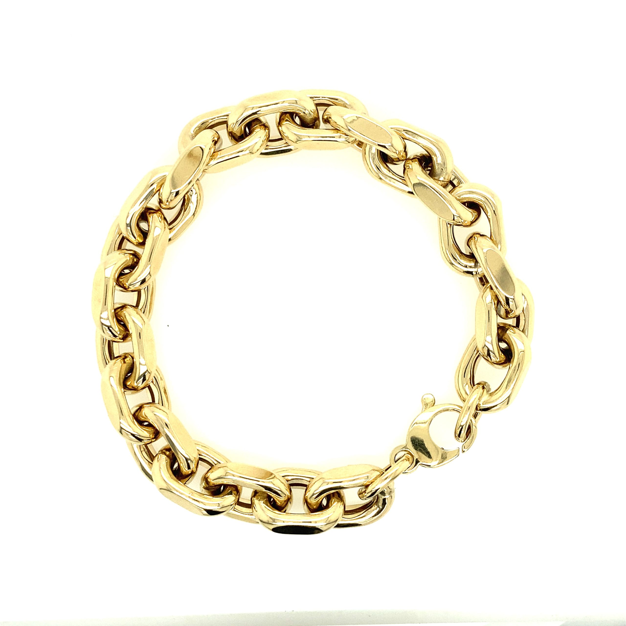 14k Gold Chunky Links Bracelet