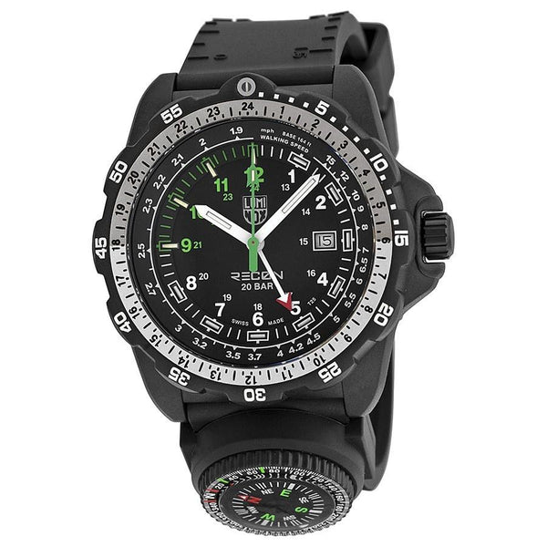 Luminox Men's 8832.MI Recon Nav SPC Black Rubber Watch