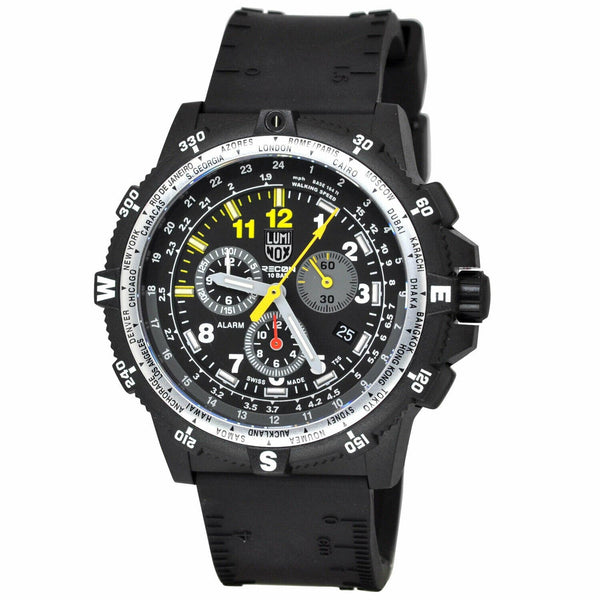 Luminox Men's 8842.MI Recon Team Leader Chronograph Black Silicone Watch