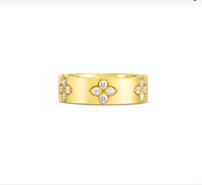 18K YELLOW GOLD LOVE IN VERONA RING .45CT