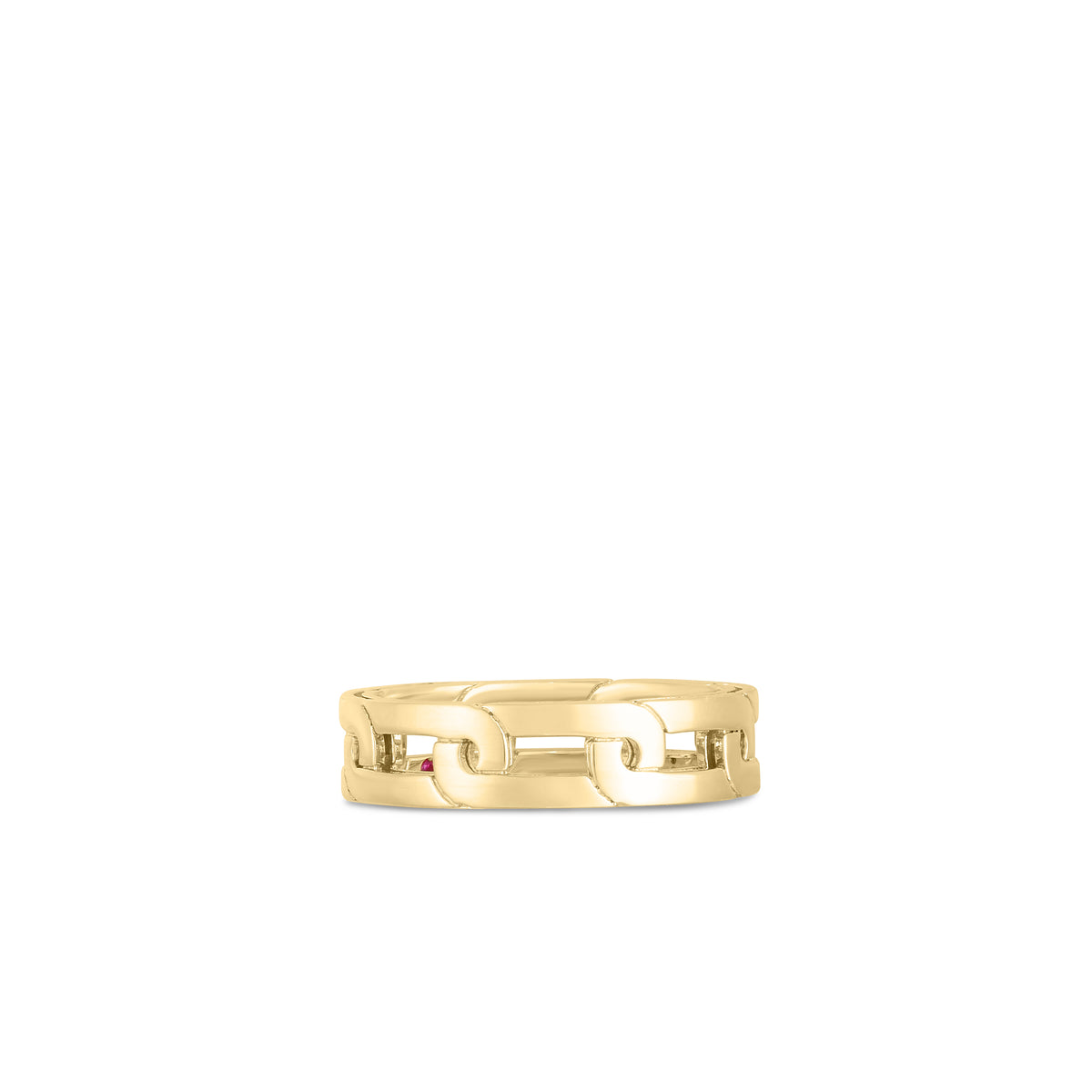 ROBERTO COIN 18K YELLOW GOLD CLASSIC ORO RING