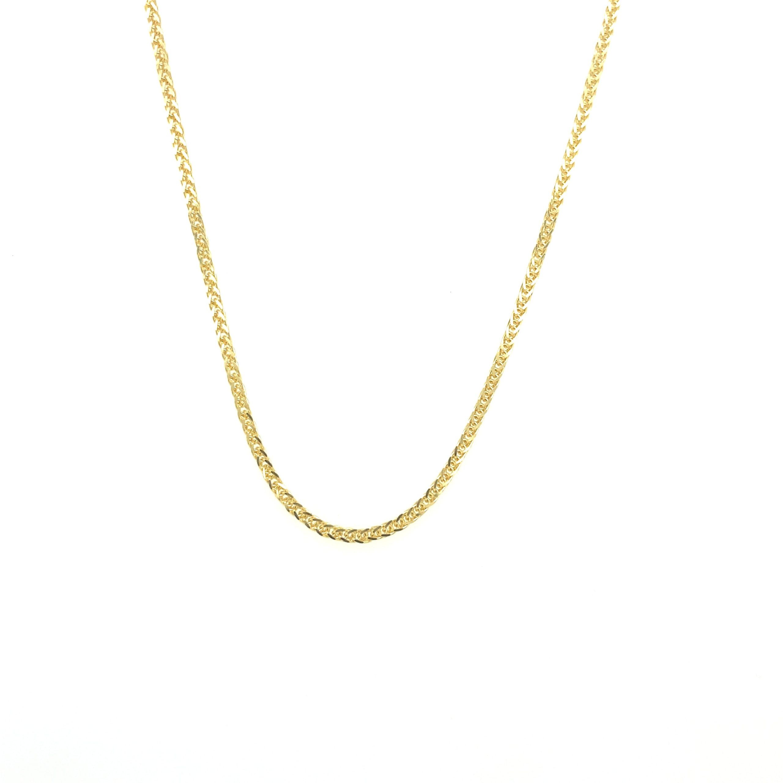 14K SQUARE SPIGA CHAIN