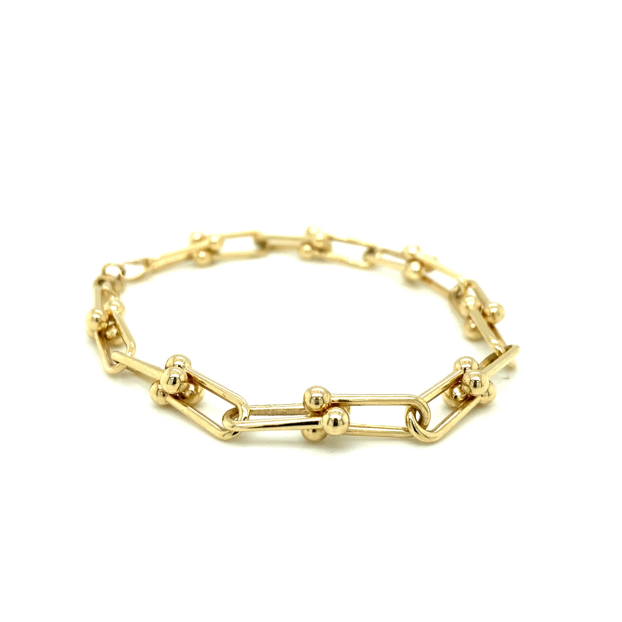 CLIP AND SMALL BALL BRACELET