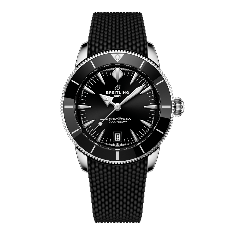 Breitling Superocean Heritage B31 Automatic 42 Black Rubber - AB3111241B1S1