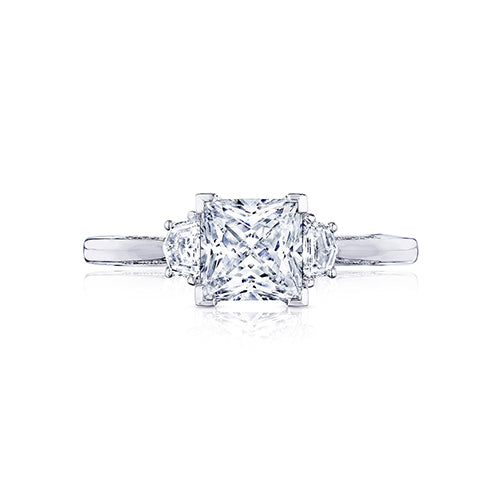 Tacori Platinum Simply Tacori 3 Stone Engagement Ring - 2658PR6