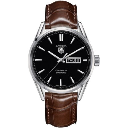 Tag Heuer Men's WAR201A.FC6291 Carrera Automatic Brown Leather Watch