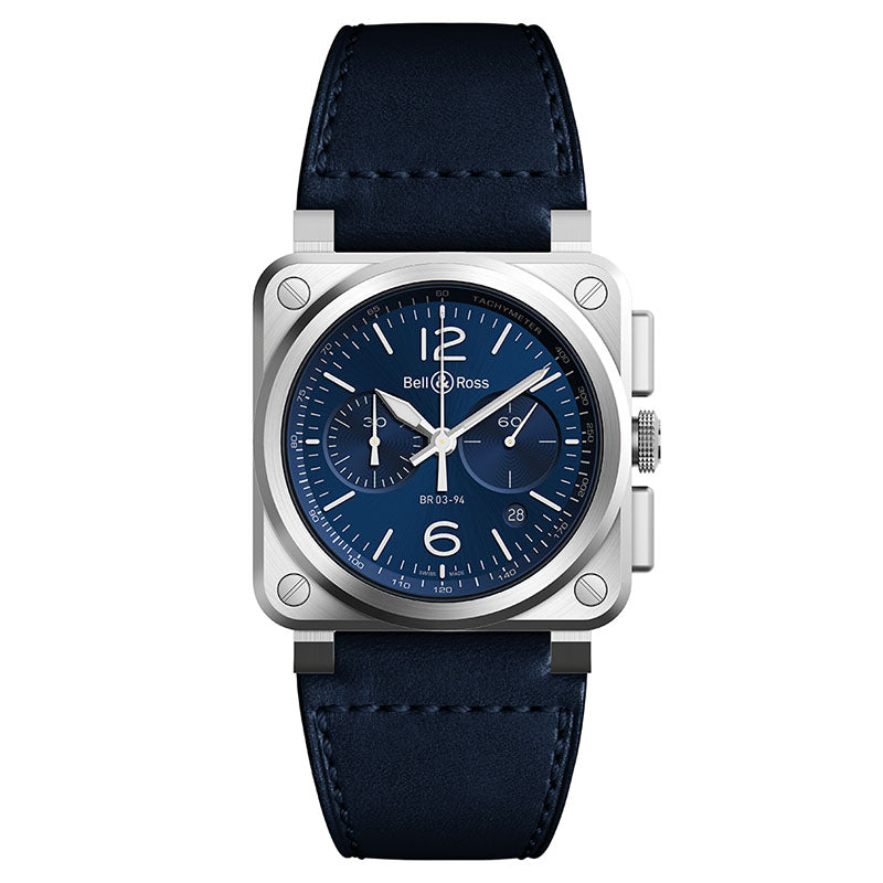 Bell & Ross BR 03-94 Blue Steel - BR0394-BLU-ST/SCA