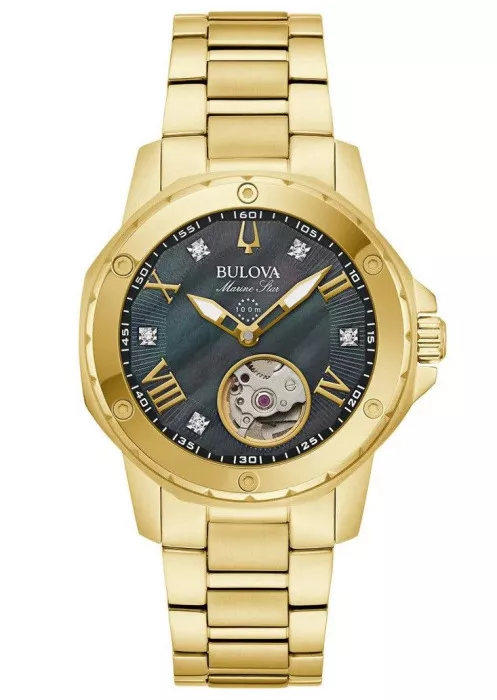 Bulova® Analogue 'Marine Star' Women's Watch 97P171