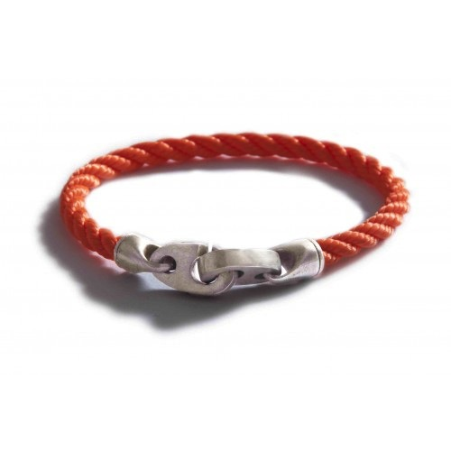 The Catch Single Wrap Bracelet (Buoy Orange)