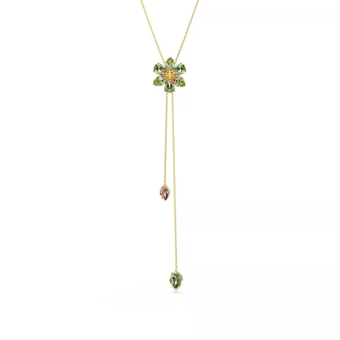 Swarovski® 'Idyllia F Florere' Women's Gold Plated Metal Necklace - Gold 5717158