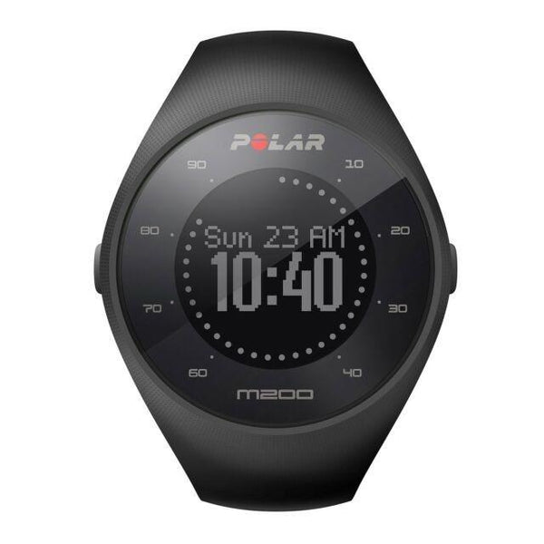 Polar Unisiex 90061201 M200 Activity Tracker Black Silicone Watch