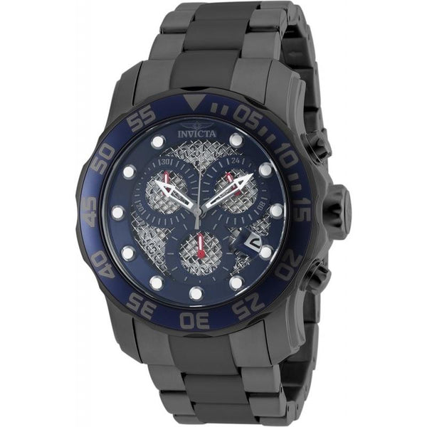 Invicta Men's 90173 Pro Diver Black Stainless Steel Watch