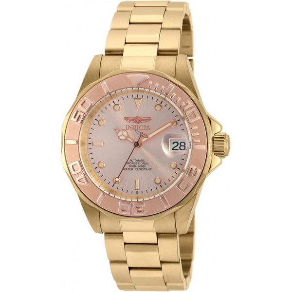 Invicta Men's 90187 Pro Diver Mako Automatic Gold-Tone Stainless Steel Watch
