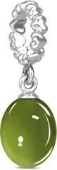 August Protection Charm (Silver/Green)