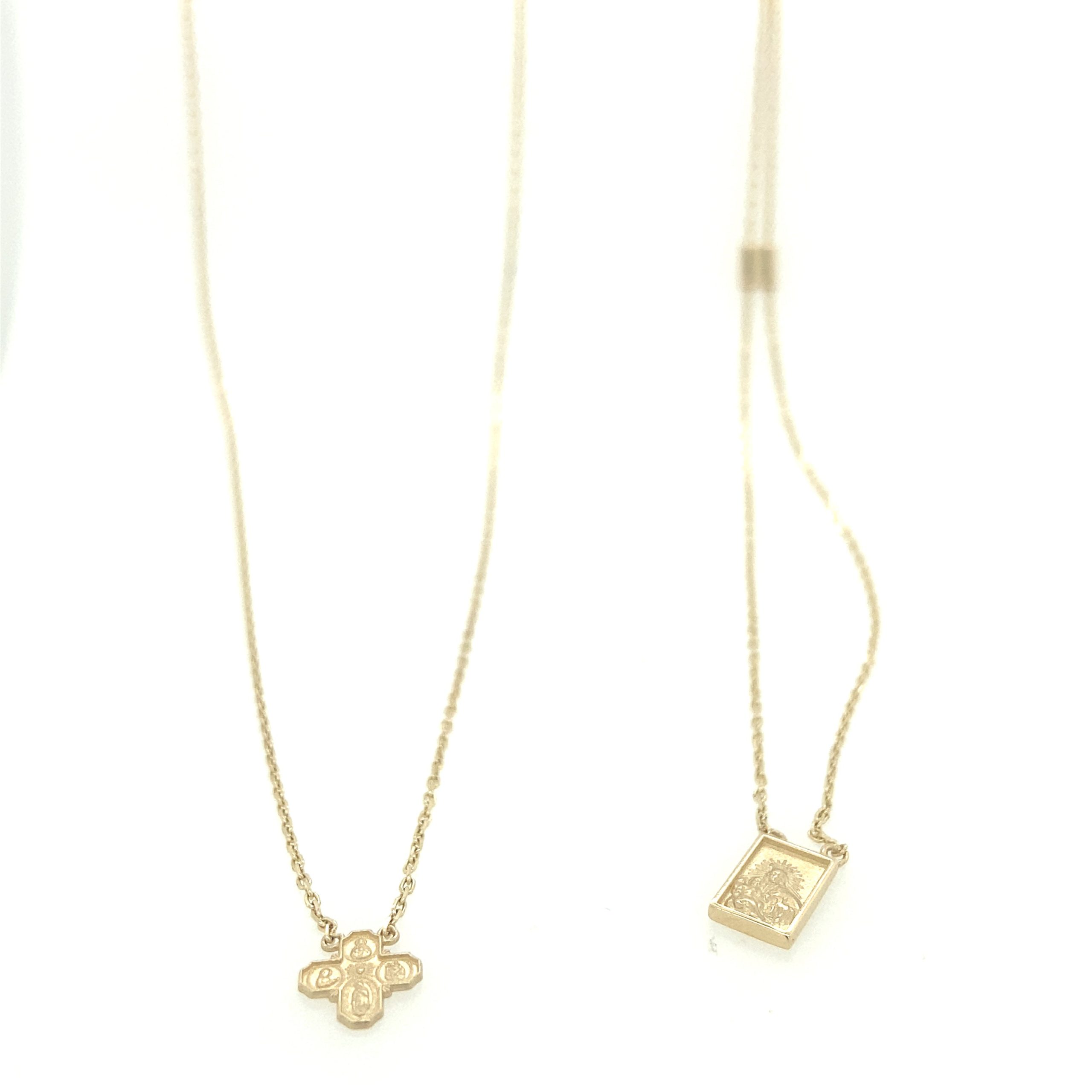 14K Gold Scapular
