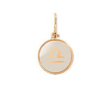 Libra Etching Charm (14kt Gold)