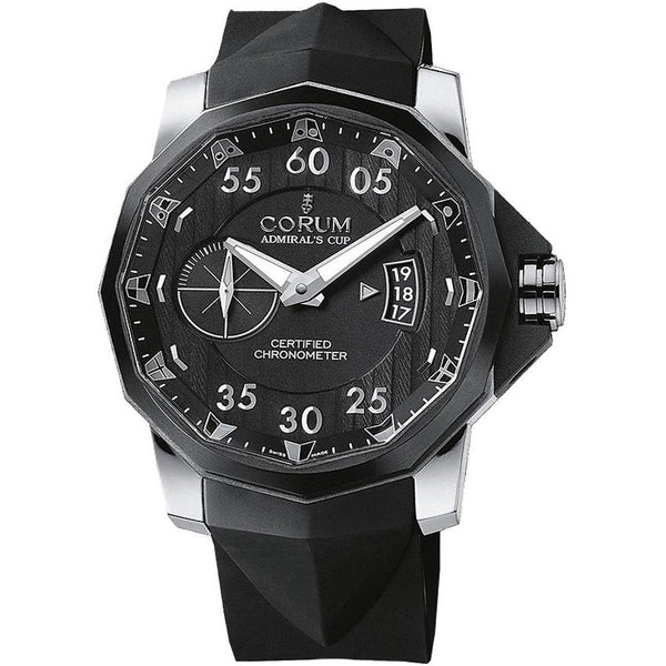 Corum Men's 947.951.95-0371-AN14 Admiral's Cup Black Rubber Watch