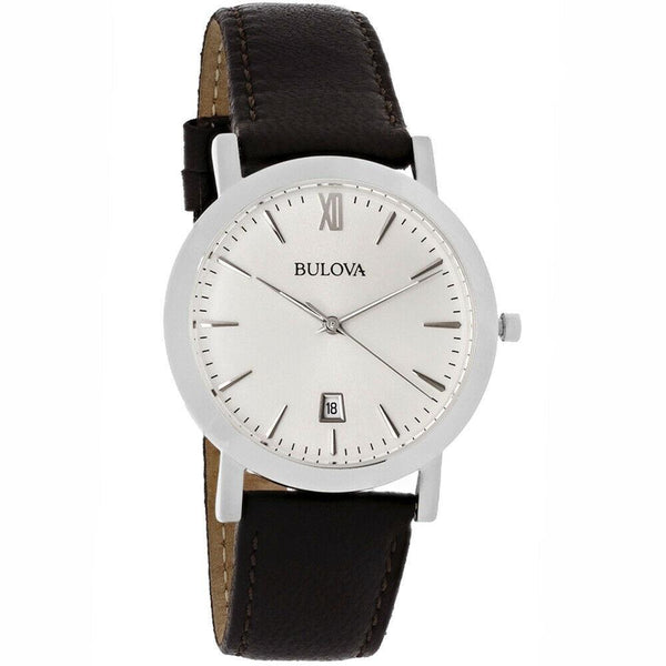 Bulova Unisex 96B217 Dress Brown Leather Watch