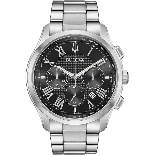 Bulova Men's 96B288 Classic Chronograph Stainless Steel Watch