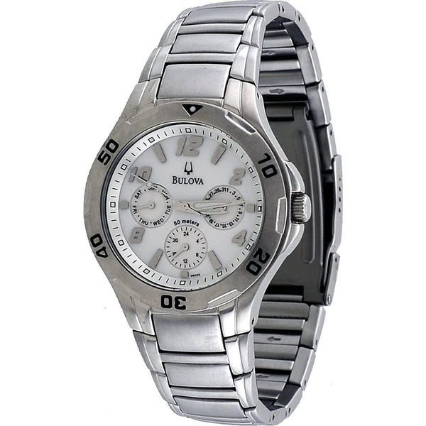 Bulova Men's 96C32 Marine Star Multi-Function Stainless Steel Watch