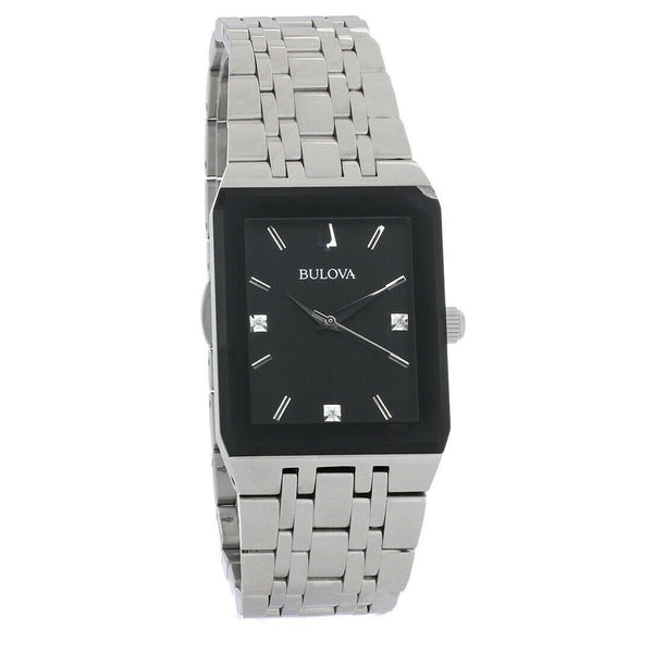 Bulova Men's 96D145 Quadra Stainless Steel Watch