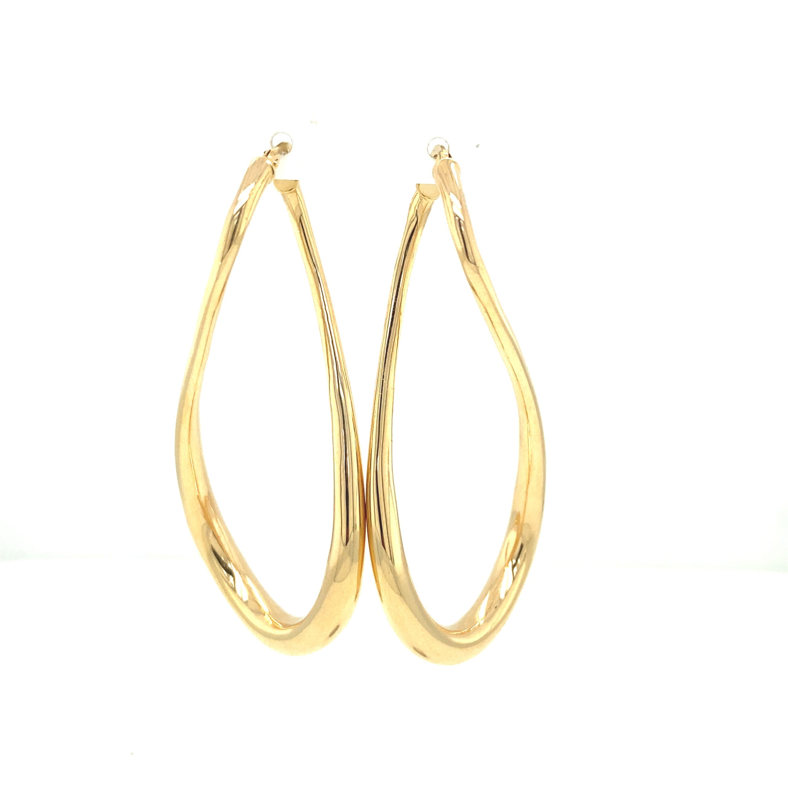 14K Gold Infinity Earring
