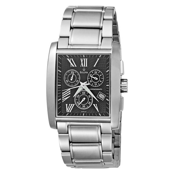 Bulova Men's 96G45 Intermezzo Chronograph Stainless Steel Watch