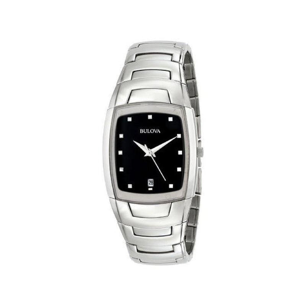 Bulova Men's 96G46 Classic Diamond Stainless Steel Watch