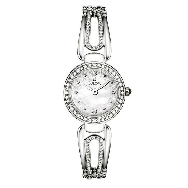 Bulova Women's 96L126 Bulova Stainless Steel with Sets of Crystal Watch
