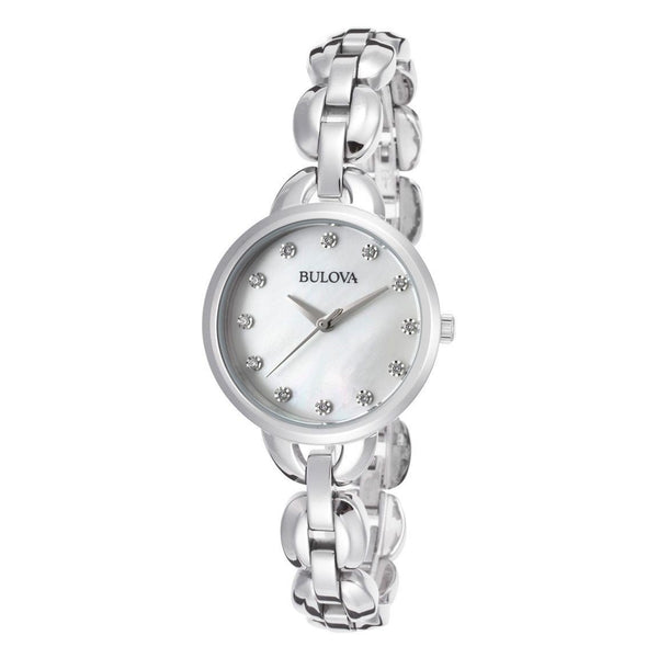 Bulova Women's 96L204 Crystal Stainless Steel Watch