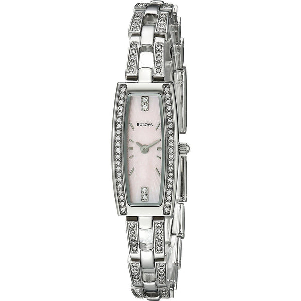 Bulova Women's 96L208 Crystal Stainless Steel Watch