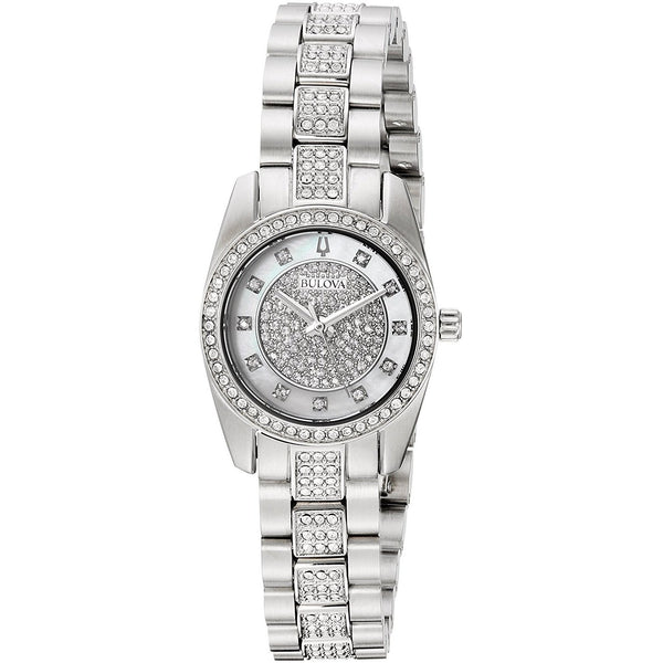 Bulova Women's 96L253 Crystal Crystal Stainless Steel Watch