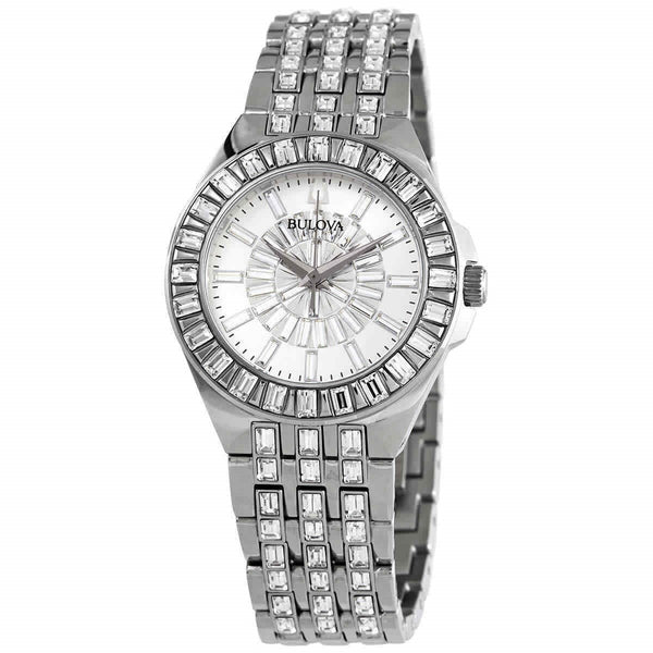 Bulova Women's 96L278 Phantom Stainless Steel with Sets of Crystal Watch