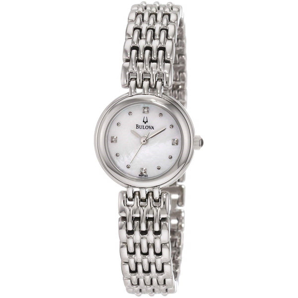 Bulova Women's 96P122 Classic Diamond Stainless Steel Watch