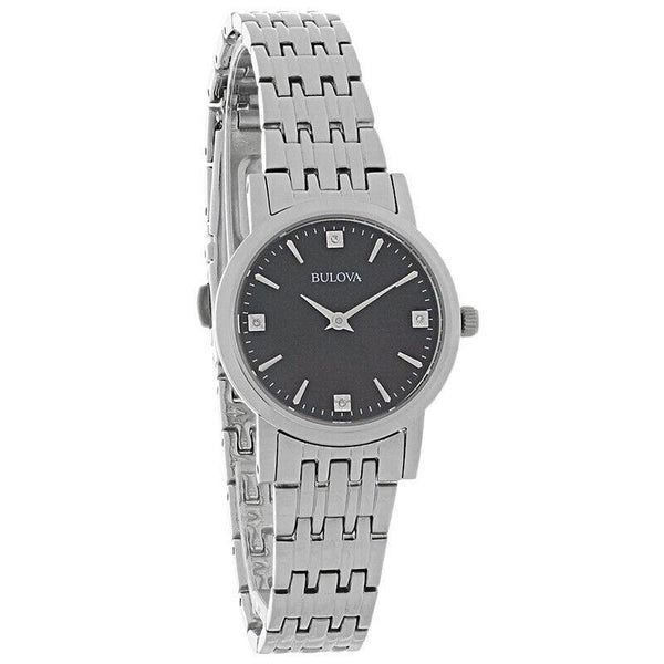 Bulova Women's 96P148 Diamond Stainless Steel Watch