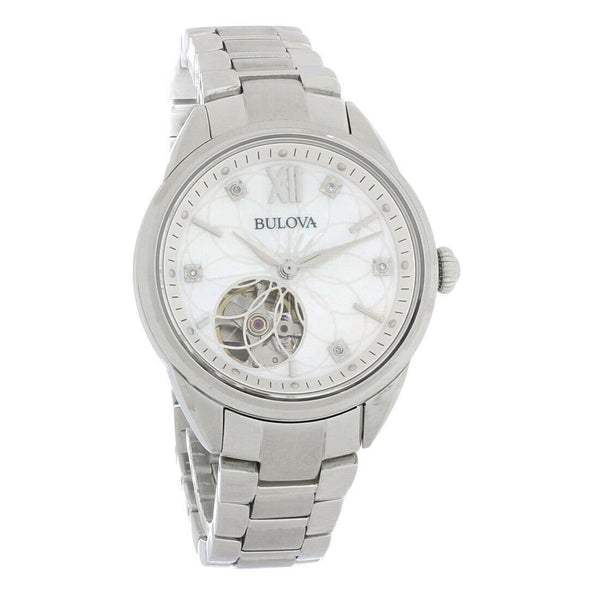 Bulova Women's 96P181 Diamond Stainless Steel Watch