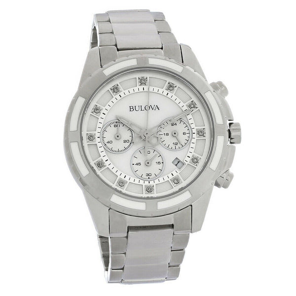 Bulova Women's 96P190 Classic Chronograph Stainless Steel Watch