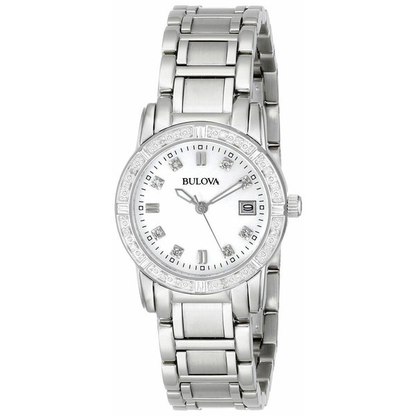 Bulova Women's 96R105 Diamond Stainless Steel Watch