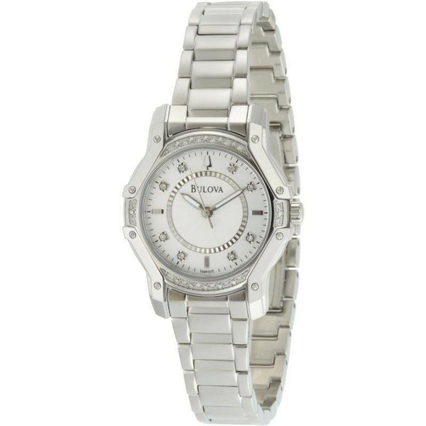 Bulova Women's 96R137 Diamond Stainless Steel Watch