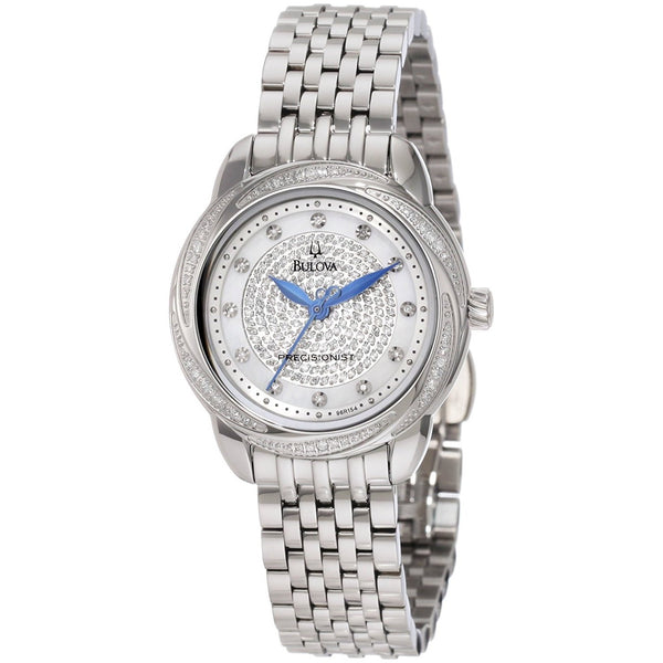 Bulova Women's 96R154 Precisionist Diamond Stainless Steel Watch