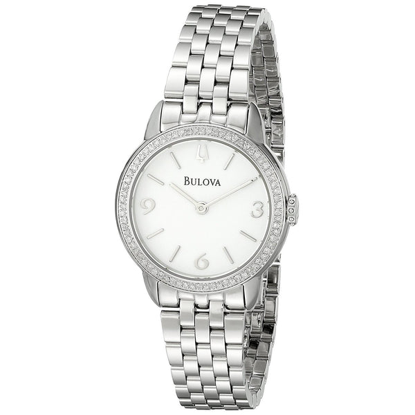 Bulova Women's 96R181 Classic Diamond Stainless Steel Watch