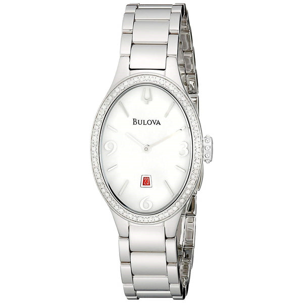 Bulova Women's 96R192 Classic Diamond Stainless Steel Watch