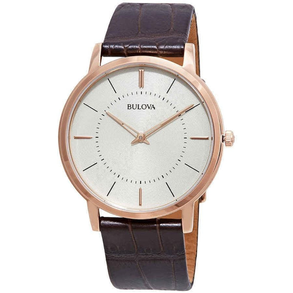 Bulova Men's 97A126 Classic Brown Leather Watch